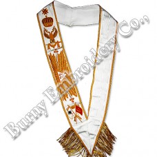 Masonic Regalia Hands Embroidery Bullion Wire Sash